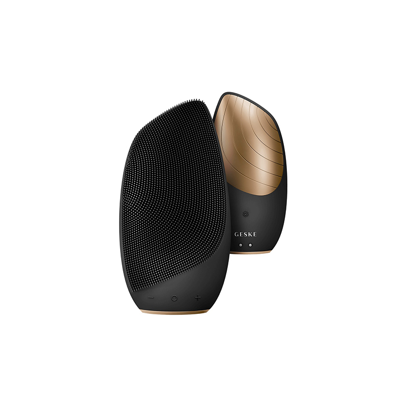 Sonic Thermo Facial Brush 6 In 1 Black Gold