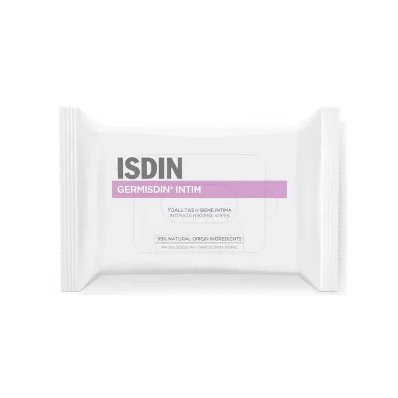 Isdin Germisdin Toalhitas Húmidas Para Higiene Íntima - 20 Unidades