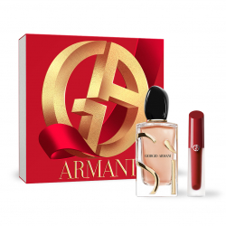 COFFRET DE NOËL SÌ EAU DE PARFUM INTENSE ET LE ROUGE À LÈVRES SATINÉ LIP MASTER