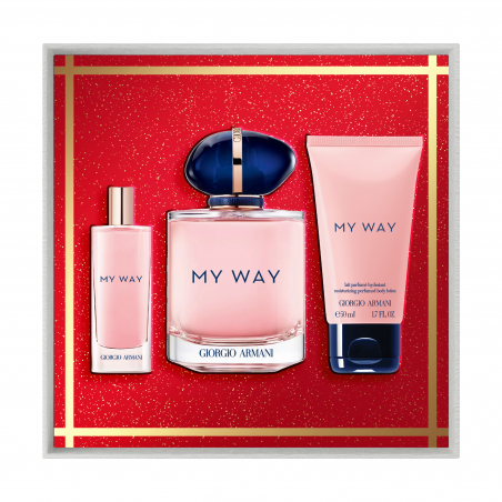 COFFRET NOËL MY WAY EAU DE PARFUM AVEC LOTION CORPORELLE