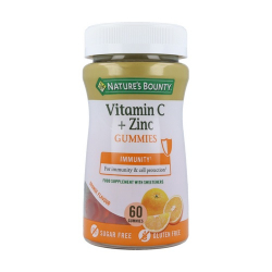 NATURE'S BOUNTY VITAMINA C + ZINC 60 GUMMIES