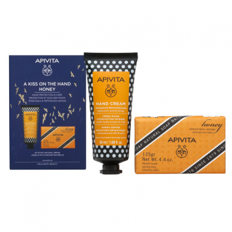 COFFRET APIVITA A KISS ON THE HAND HONEY HAND PROTECTION & CARE