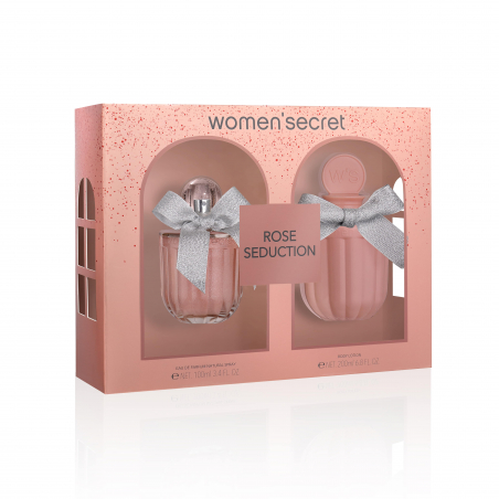 ROSE SEDUCTION COFFRET EAU DE PARFUM 100ML + LAIT CORPOREL