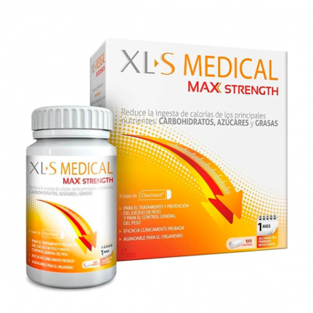 XLS MEDICAL MAX STRENGTH 120 CÁPSULAS