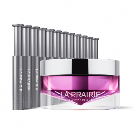 LA PRAIRIE PLATINUM RARE HAUTE-REJUVENATION MASK TREATMENT, 20 ML ET 12 FLACONS DE 0,7 ML