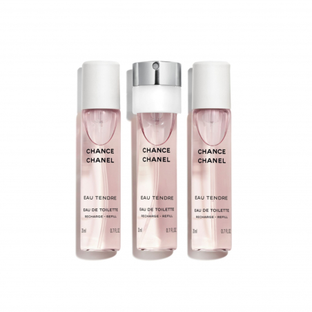 Chance Eau Tendre Eau de Toilette Twist And Spray 3X20ml