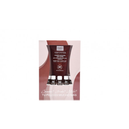 COFFRET HAIR SYSTEM ANTI-CHUTE 28 AMPOULES + SHAMPOOING