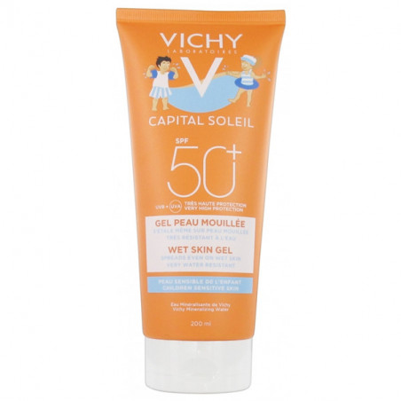 CAPITAL SOLEIL GEL PEAU HUMIDE POUR ENFANTS SPF50+