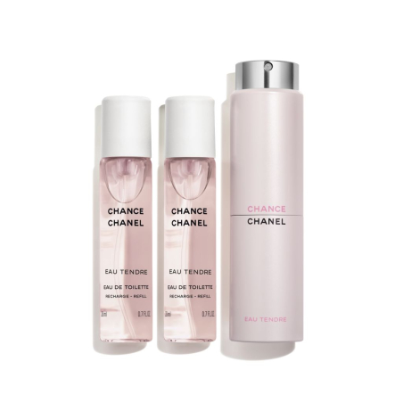 Chance Eau Tendre Eau de Toilette Twist And Spray 3X20ml