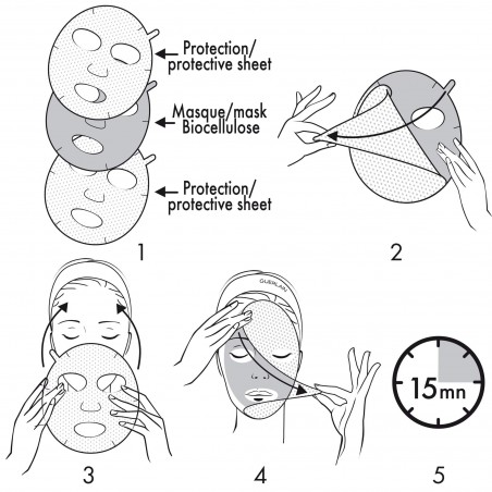 ABEILLE ROYALE HONEY CATAPLASM MASK X4