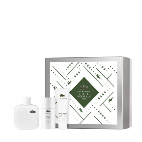 L.12.12 Blanc Estuche Eau de Toilette 100ml + Deo 75ml + Gel 50ml