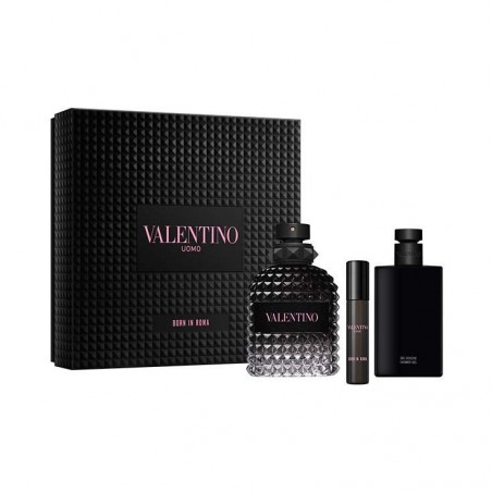 UOMO BORN IN ROMA Estuche Eau de Parfum 100ml + Miniatura 10ml + Gel 100ml