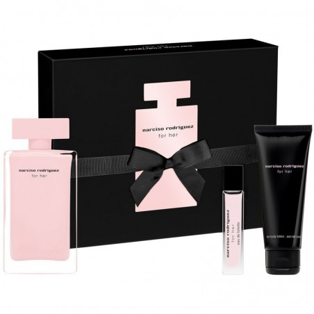 NARCISO RODR.Her Estuche Eau de Parfum 100ml + Mini 10ml + LC 75ml