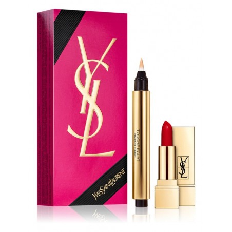 Estuche Touche Eclat 02 + Mini Rouge Pur Couture