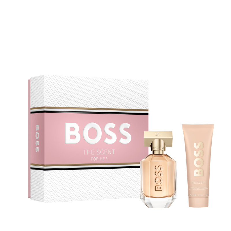 Coffret BOSS The Scent Eau de Parfum Body Lotion de Hugo Boss