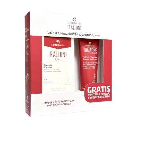 Set Iraltone Forte CÃ¡psulas + ChampÃº Fortificante