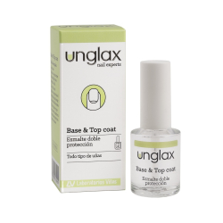 Unglax Base et Top Coat Vernis Double Protection