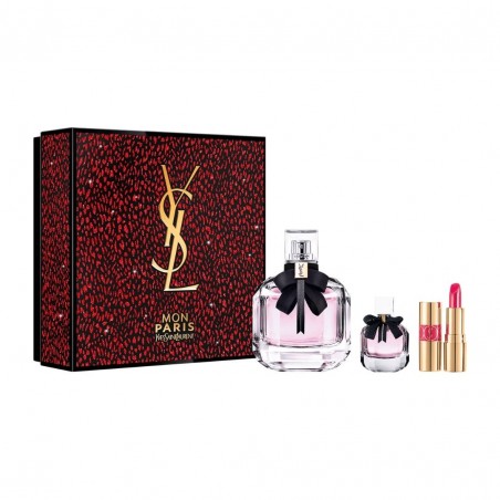 MON PARIS Cofre EDP V.90ml + V.7,5ml + Rouge Volupte Shine Nº49