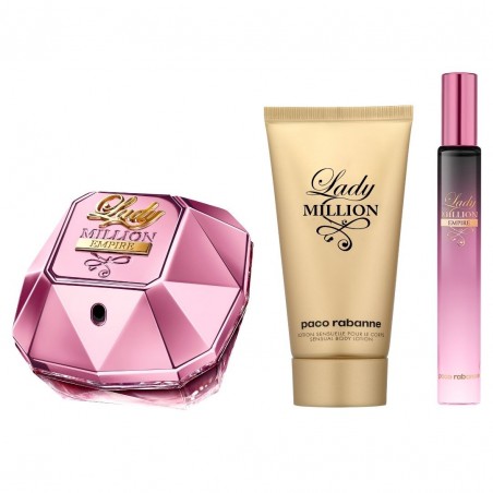 COFRE Lady Million Empire EDP V.50ml + Body Lotion 75ml + Mini 10ml