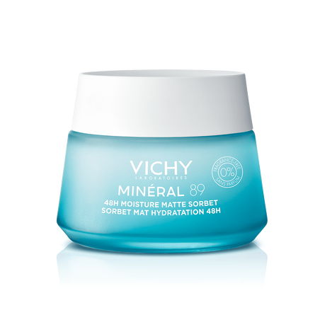 MinÃ©ral 89 Gel Sorbete Mate Hidratante 48H