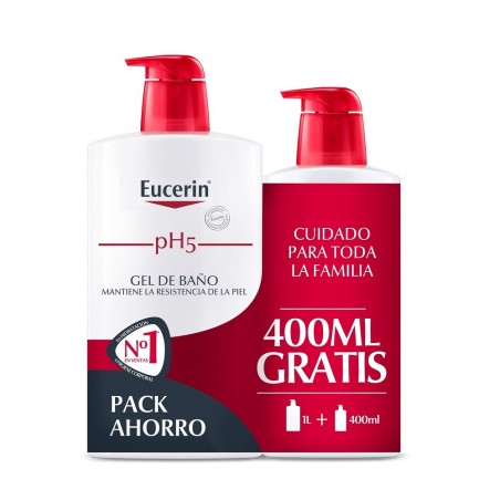 EUCERIN FAMILIY PACK GEL 1LITRO +400ML GRATIS