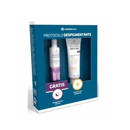 Coffret Heliocare Pigment Solution Fluid SPF 50+ + cadeau