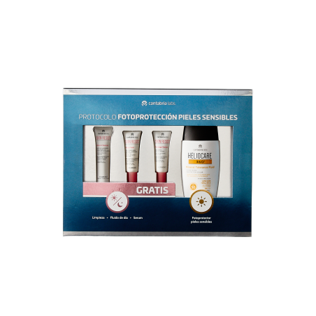 Coffret Heliocare 360º Mineral Tolerance Fluide Spf50 + Cadeaux