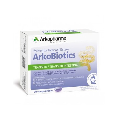 ARKOBIOTICS TRÁNSITO Y BIENESTAR INTESTINAL 30 COMPRIMIDOS