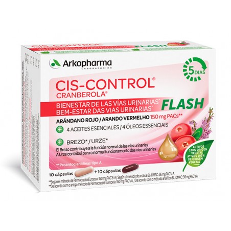 CIS-CONTROL CRANBEROLA FLASH 20 CÁPSULAS