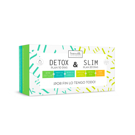 Pack Detox + Slim 10 + 20 sobres 10 + 120 comprimidos