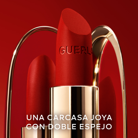 Rouge G Majestic Feathers Boîtier Joya avec Double Miroir Édition Limitée