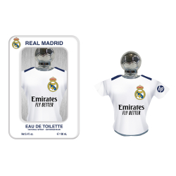 Real Madrid Boîte Métallique Eau de Toilette avec T-shirt