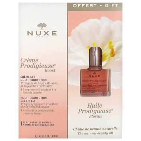 Boîte Cadeau Prodigieuse Boost Gel Crème + Huile Prodigieuse Florale