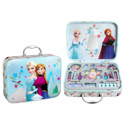 Set MetÃ¡lico MaletÃ­n Cuadrado de Maquillaje Frozen