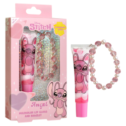 Multicolored Lip Gloss with Bracelet