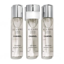 Allure Homme Sport Cologne Spray Rechargeable 3X20ml