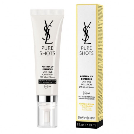 YVES SAINT LAURENT SHOTS UV DEFENDER PROTECTOR SOLAR 30 ML.