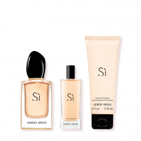 LE COFFRET SÌ DE GIORGIO ARMANI 50 ML + 15 ML +LE LAIT POUR LE CORPS 75 ML