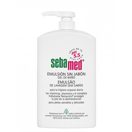 SEBAMED  GEL DE EMULSÃO SEM SABÃO 1L.