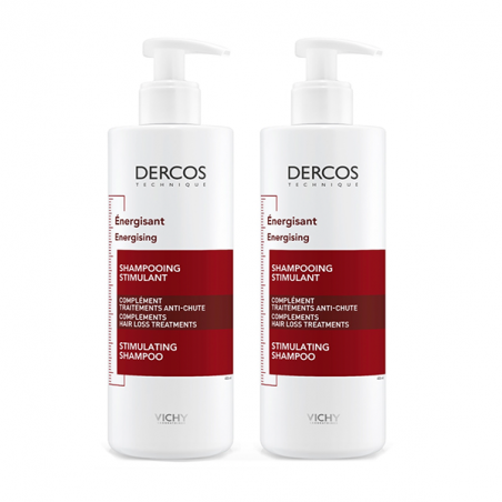 DERCOS DUPLO SHAMPOOING STIMULANT 400ML X 2