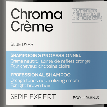 Chroma Crème Shampooing neutralisant pour les tons orangés