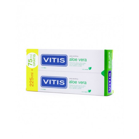 VITIS PACK DENTIFRICE ALOE VERA 225ML+75 ML GRATUIT