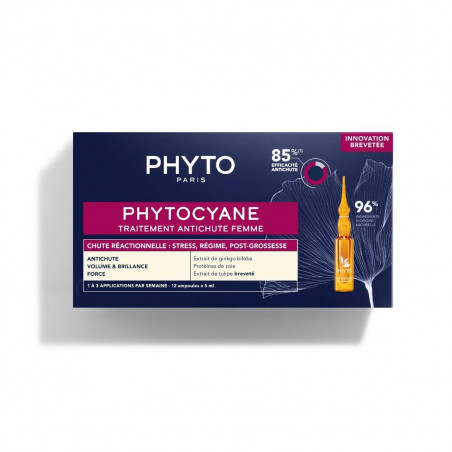 PHYTOCYANE ANTI-PERTE DE CHEVEUX TRAITEMENT FEMME 12SUNDLES X 5ML