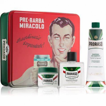 COFFRET VINTAGE VERT EUCALYPTUS ET MENTHOL