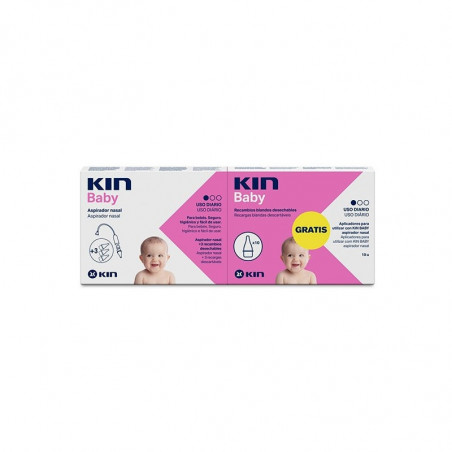 PACK KIN ASPIRATEUR BÉBÉ NASAL+ SANS ÉCRAN