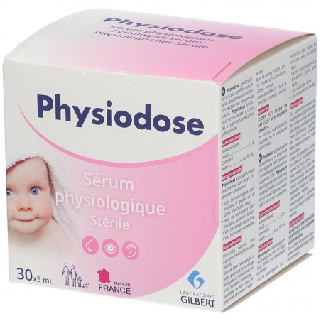 PHYSIODOSE  SÉRUM PHYSIOLOGIQUE 30 X 5 ML