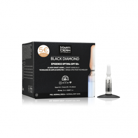 DIAMANT NOIR EPIGENCE OPTIMA SPF50 AMPOULES + 5€ DISCOUNT