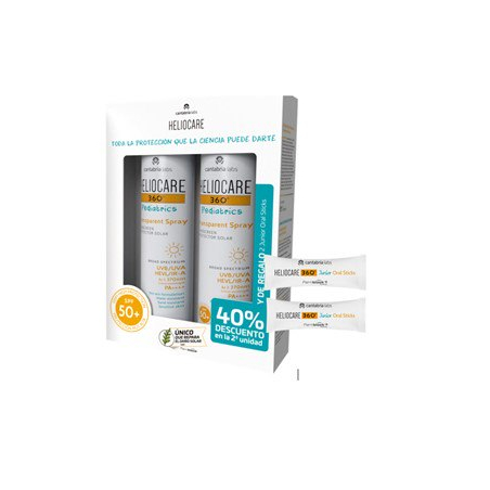 PACK HELIOCARE 360º PEDIATRICS SPRAY 250ML X 2 40% DESCUENTO EN LA 2ª UNIDAD