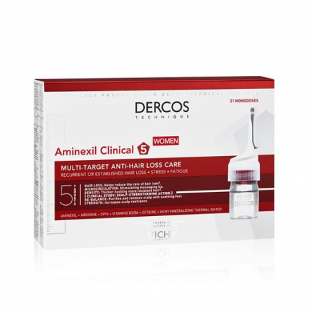 DERCOS TECHNIQUE  AMINEXIL CLINICAL 5 TRAITEMENT ANTI-CHUTE