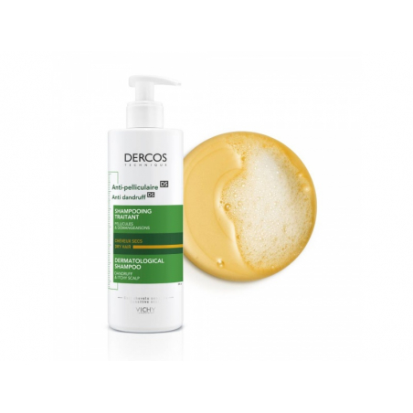 DERCOS SHAMPOOING ANTIPELLICULAIRE POUR CHEVEUX SECS